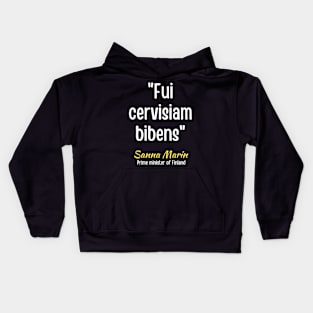 Fui cervisiam bibens Kids Hoodie